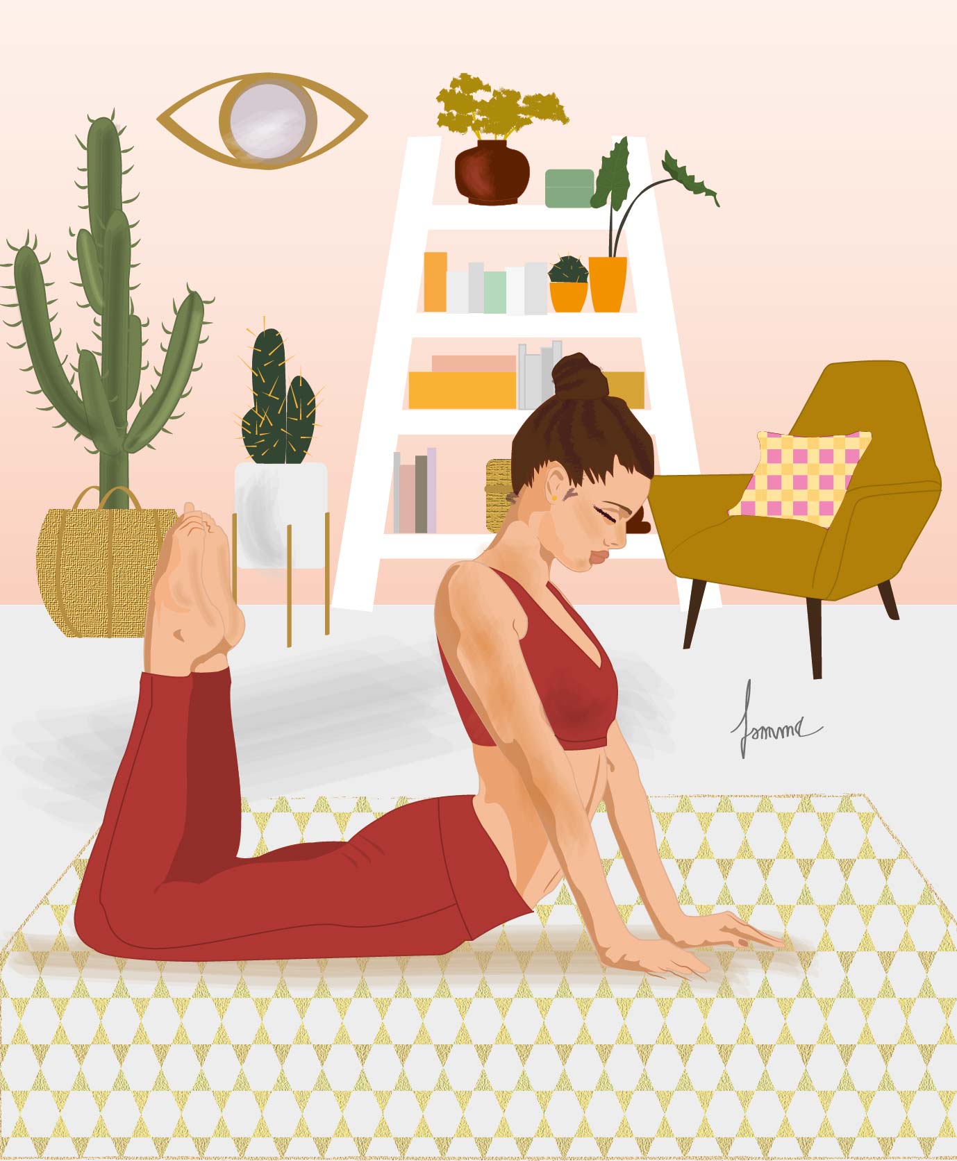 Illustration Yoga