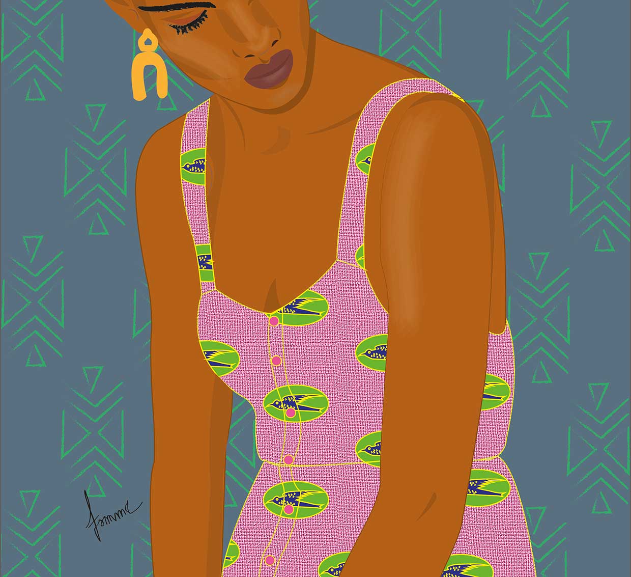 Illustration fashion patterns