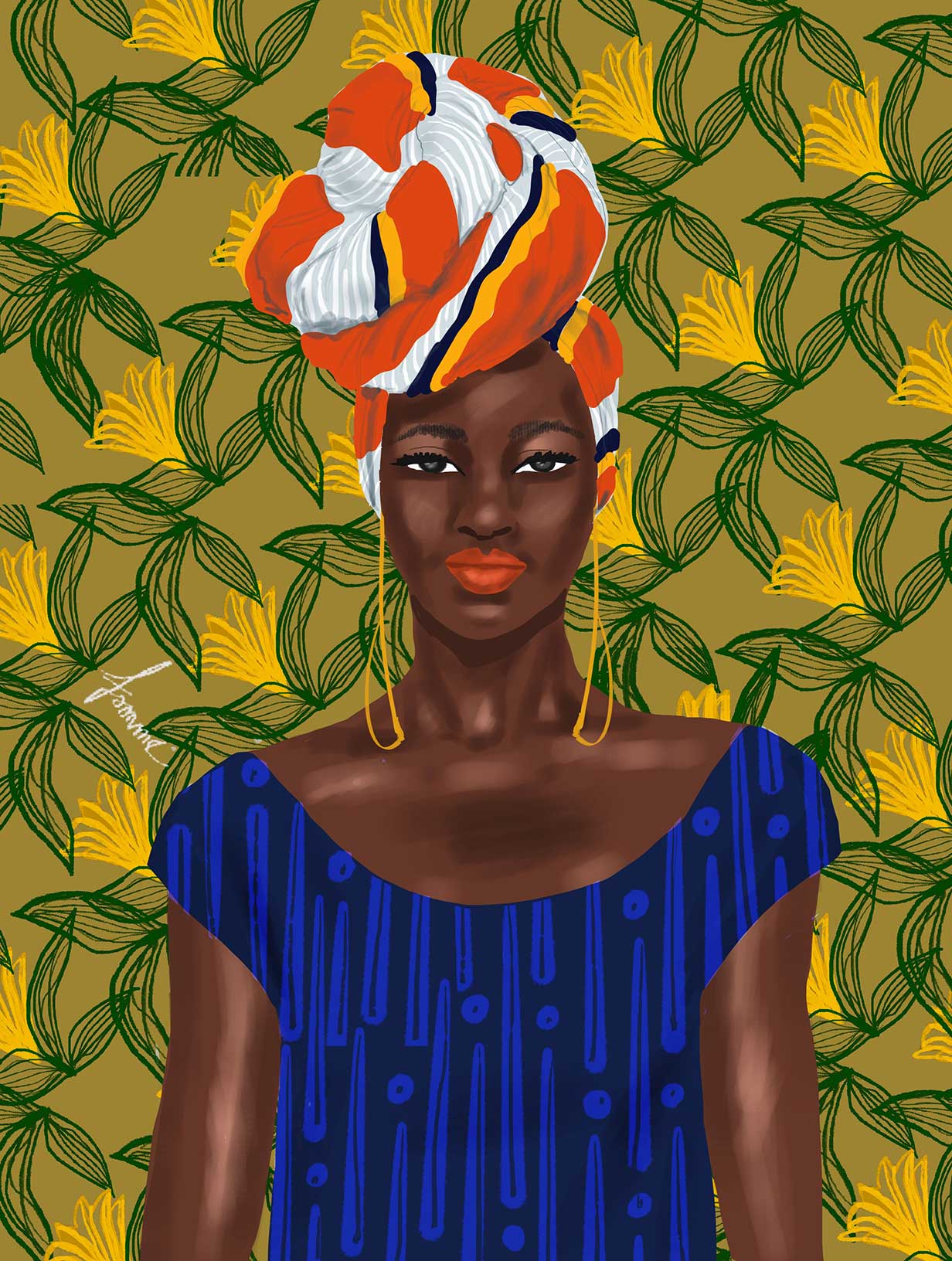 Illustration pattern passion