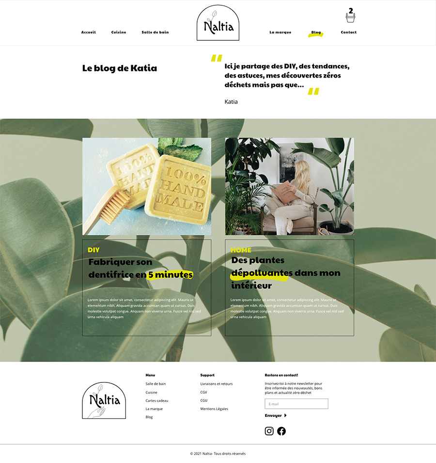 Naltia page blog