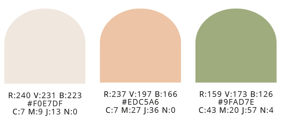 Naltia gamme de couleurs