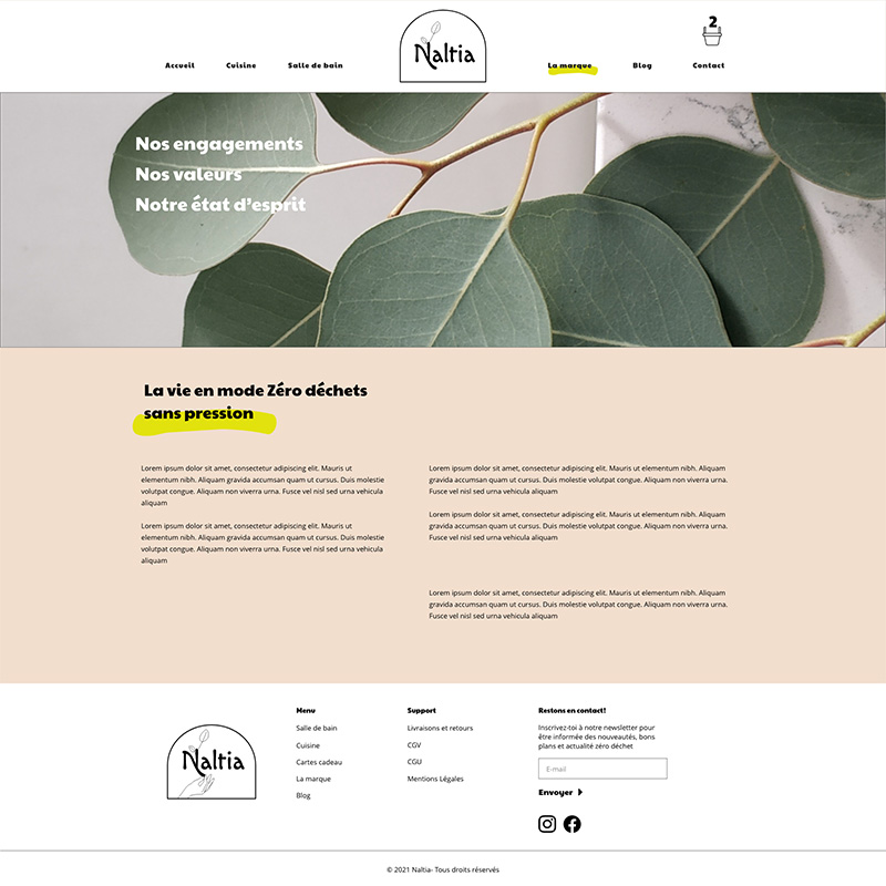 Naltia contact